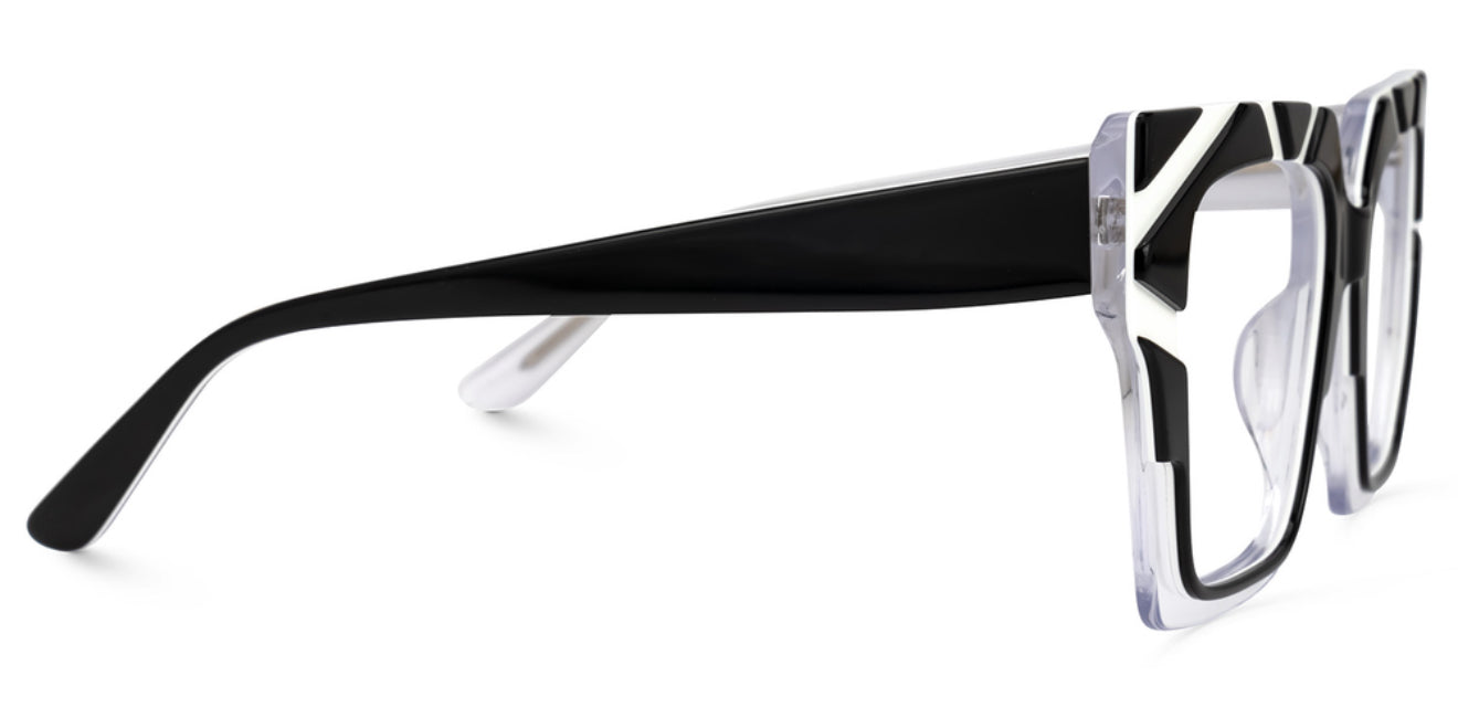 Monochrome Edge Eyeglasses