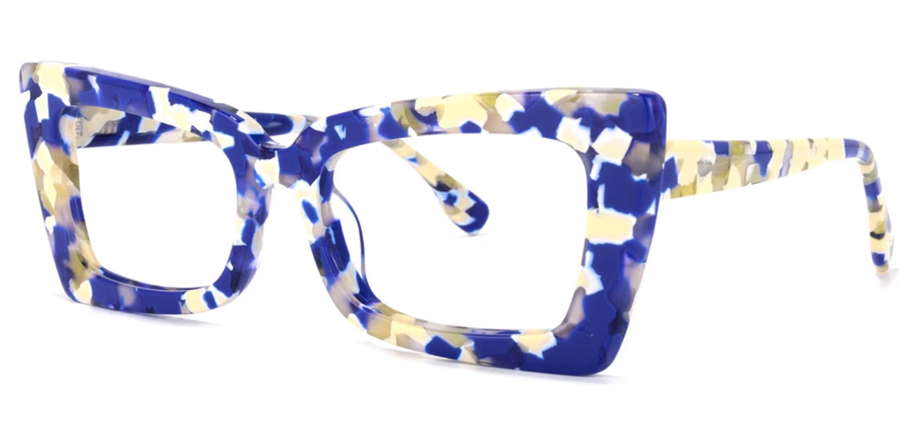 Sapphire Confetti Eyeglasses