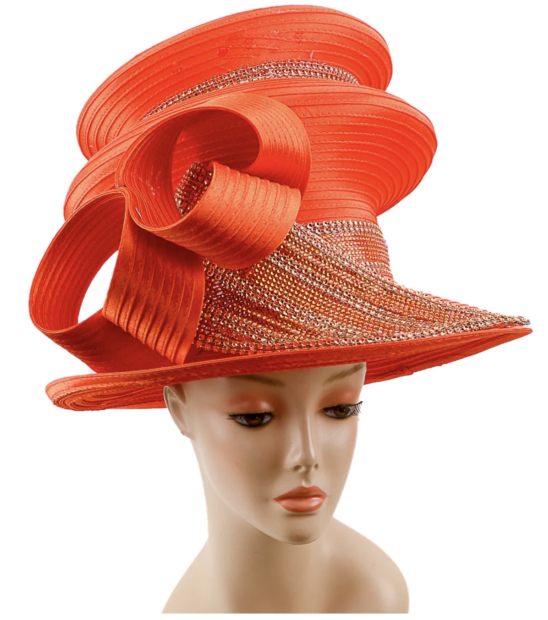 Ruby Majesty Rhinstone Hat