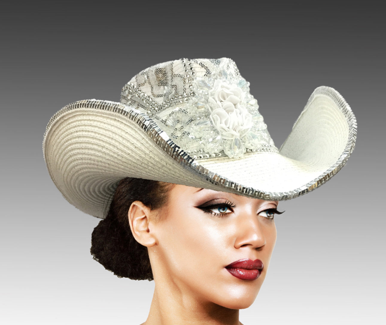 Houdini White Cowboy Hat