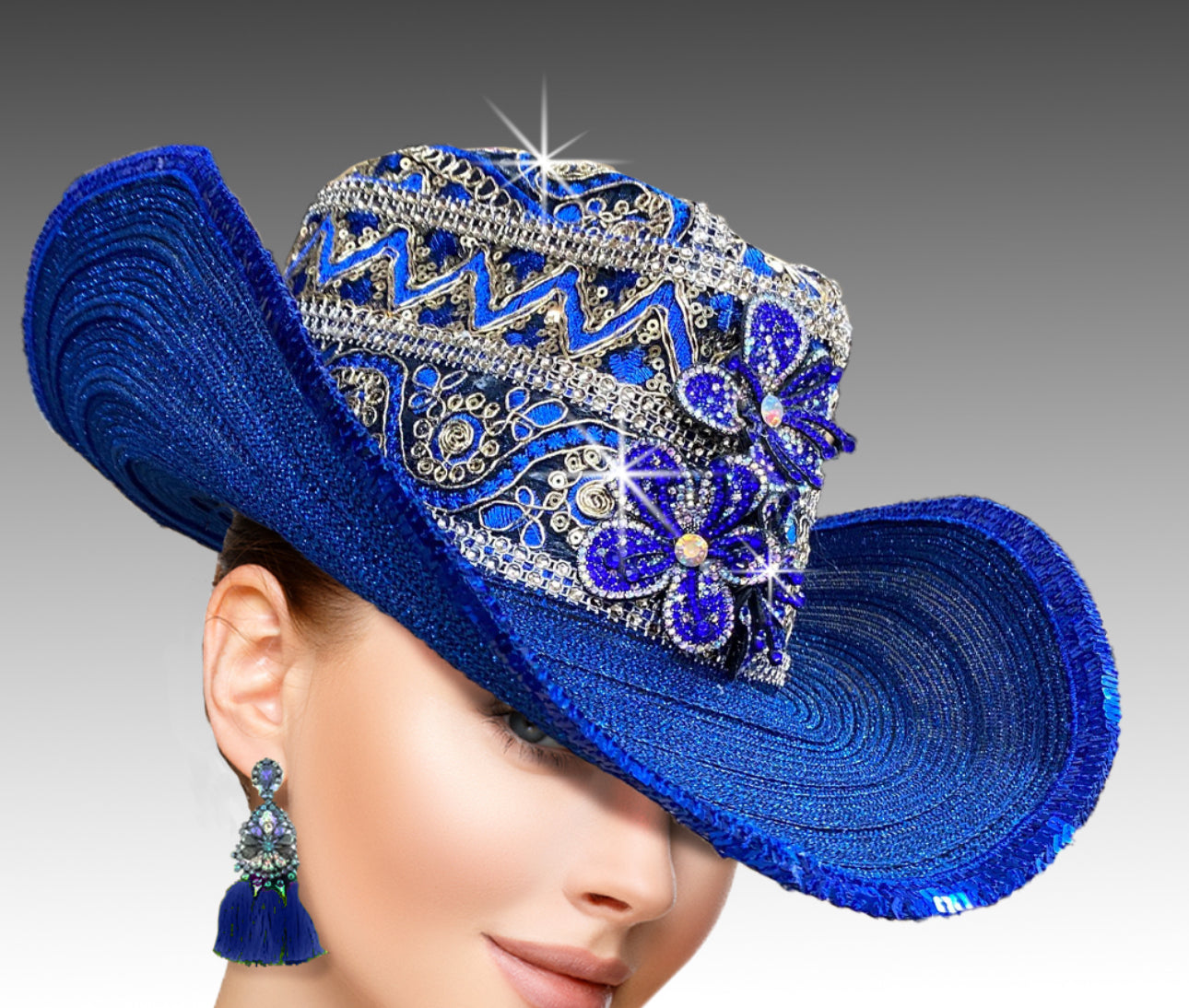 Houdini Royal Blue Cowboy Hat