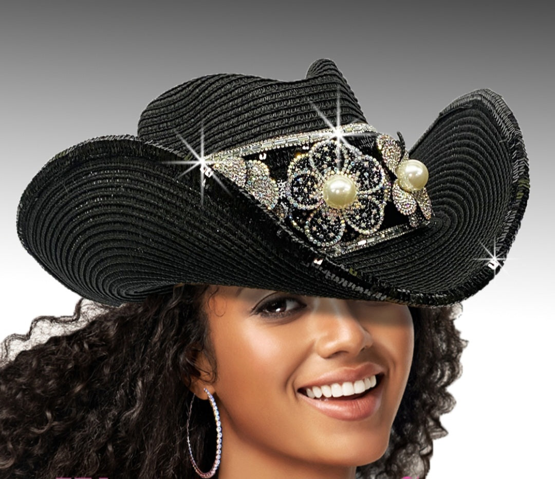 Black Sorority Cowboy Hat