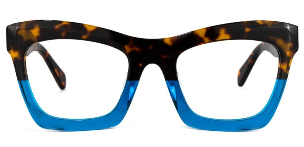 Blue turtle eye glasses