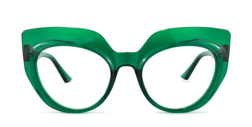 Green envy eye glasses