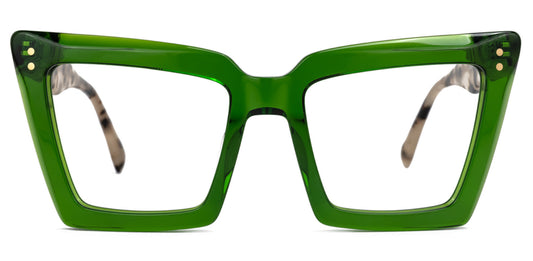 Kelly Green Tortoiseshell Eyeglasses