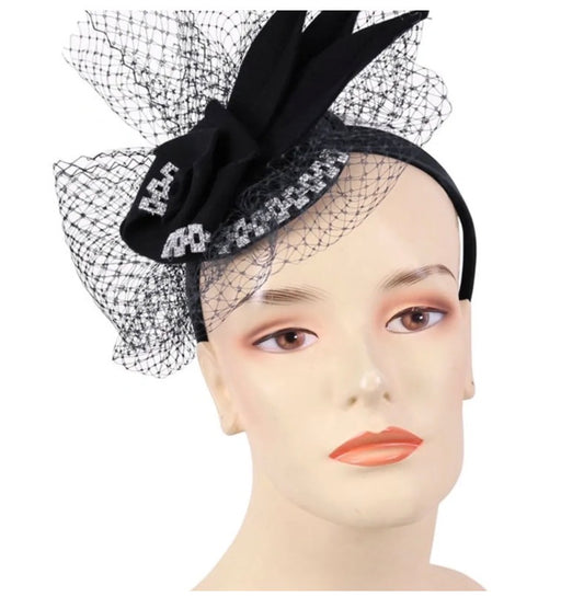 Midnight Glamour Fascinator