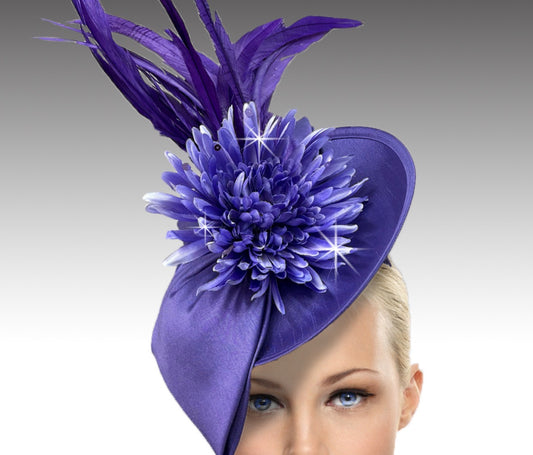 Felicity Purple Fascinator