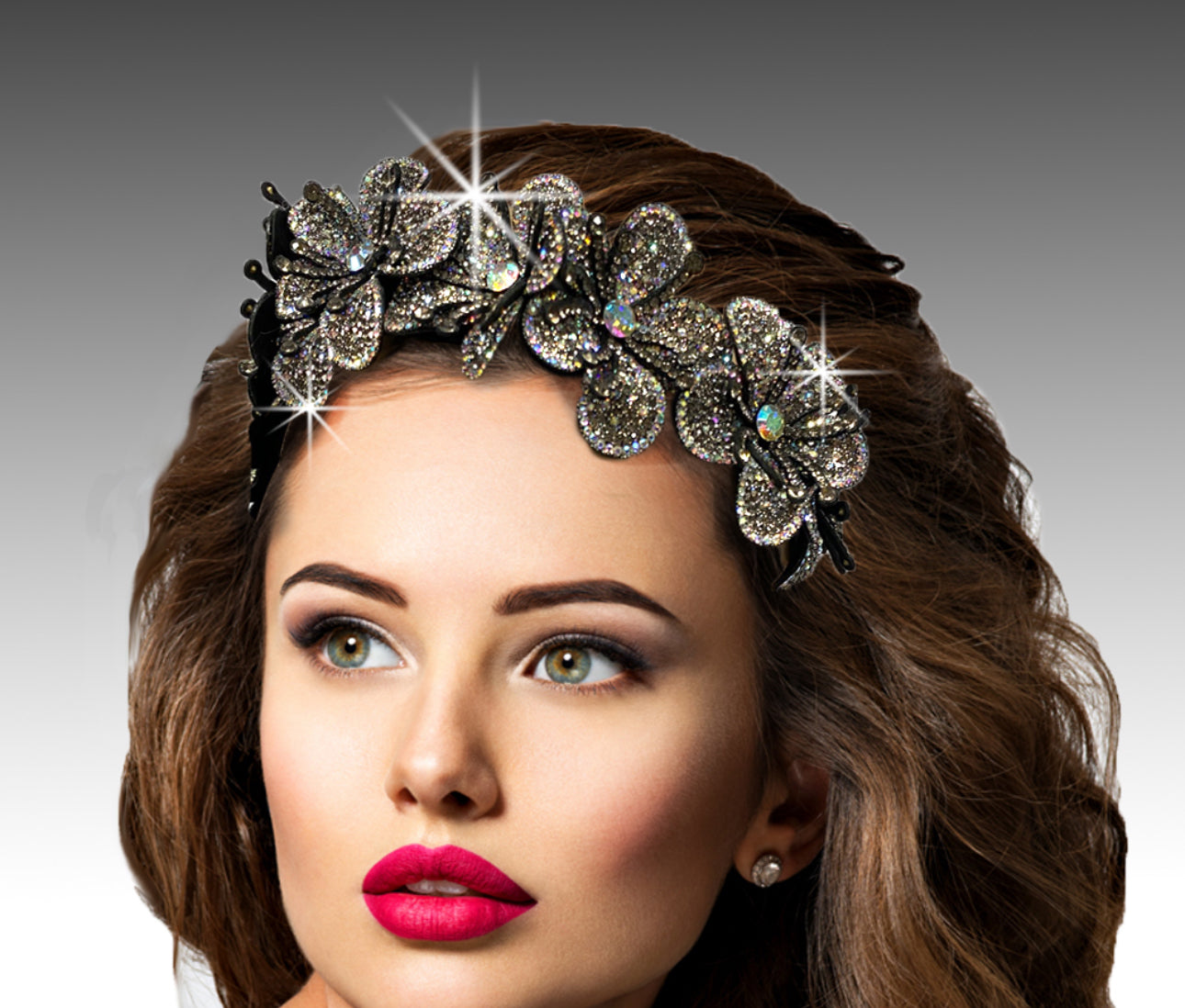 Tiara Gunmetal Headband