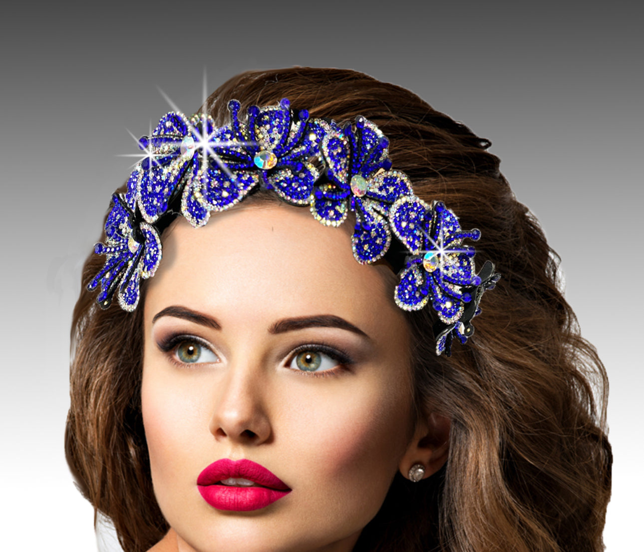 Tiara Royal Blue Headband