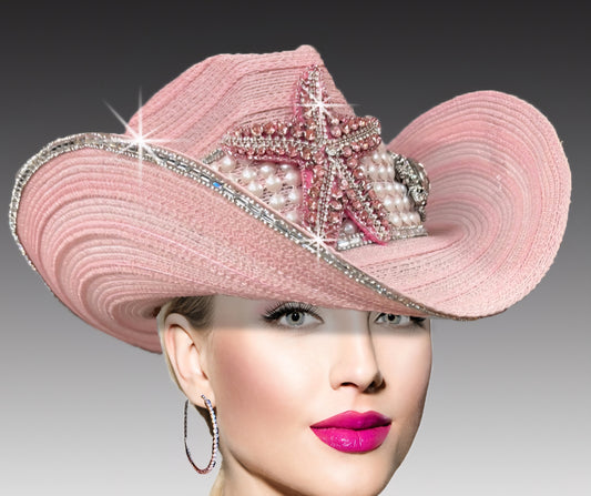 Blush Starlight Cowboy Hat